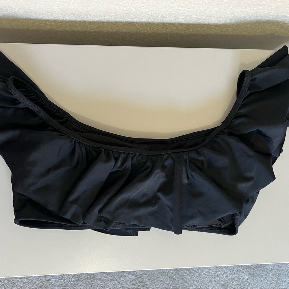 Rue 21 | Black Ruffle Off Shoulder Bikini Top - Picture 3 of 5